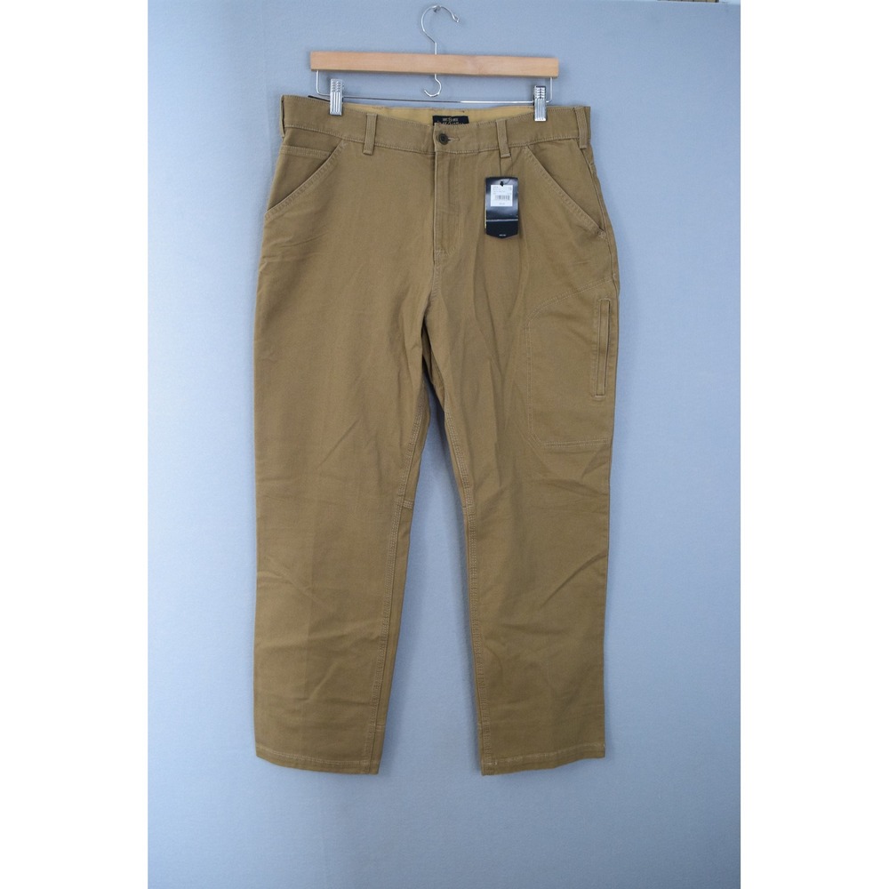 Noble Outfitters Womens Tug Free Utility Pants Size 16 Coyote Brown Work